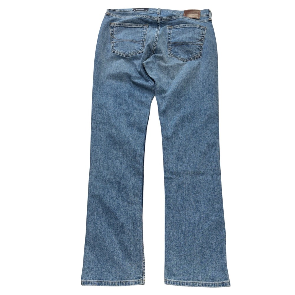 Hollister Epic Flex Slim Straight Men's Jeans 33x34 Medium Wash Blue Denim NWT - Picture 8 of 16